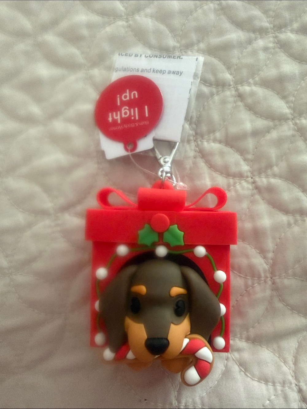 Bath & Body Works Pocketbac Holder Puppy Gift with Light